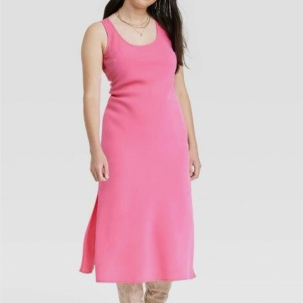 Universal Thread Pink Sleeveless Sheath Dress